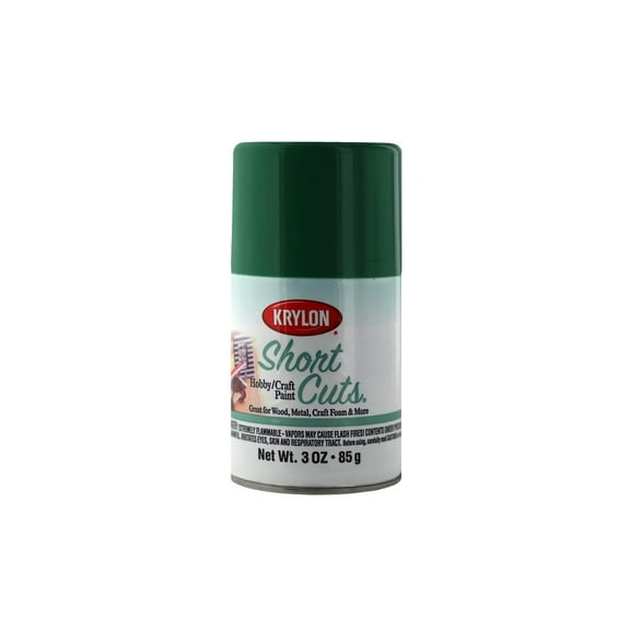 Krylon Shortcuts Aerosol Paint 3oz Gloss ClverGrn