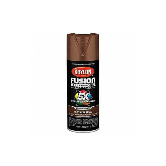 Krylon Spray Paint,Gloss,Espresso,12 oz. K02707007