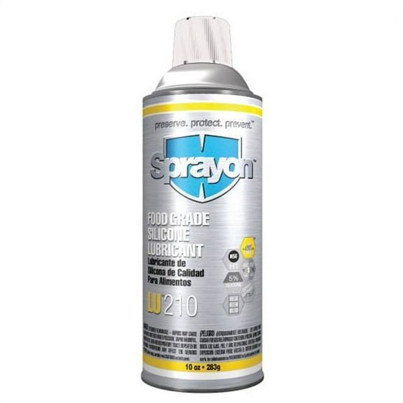 Krylon Sprayon LU211 Food Grade Dry Silicone Lubricant (4 Units)