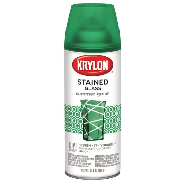 Krylon Stained Glass Paint 11 5oz Summer Green Quick Transformation Krylon Stained Glass Paint 11 5oz Summer Green Quick Transformation