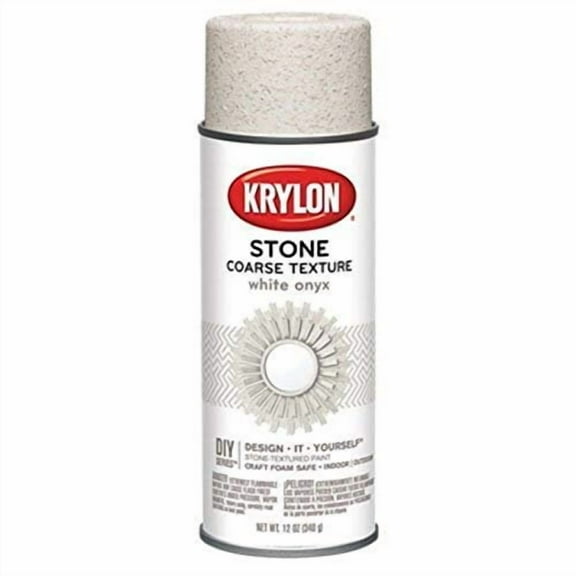 Krylon Stone Coarse White Onyx Texture Spray 12 oz