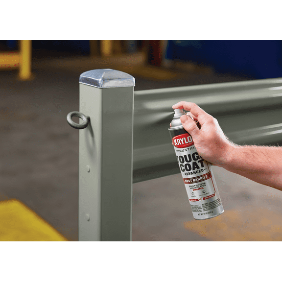 Krylon Tough Coat Industrial Spray Paint - Pack of 6 Interior & Exterior Use, Professional Finish