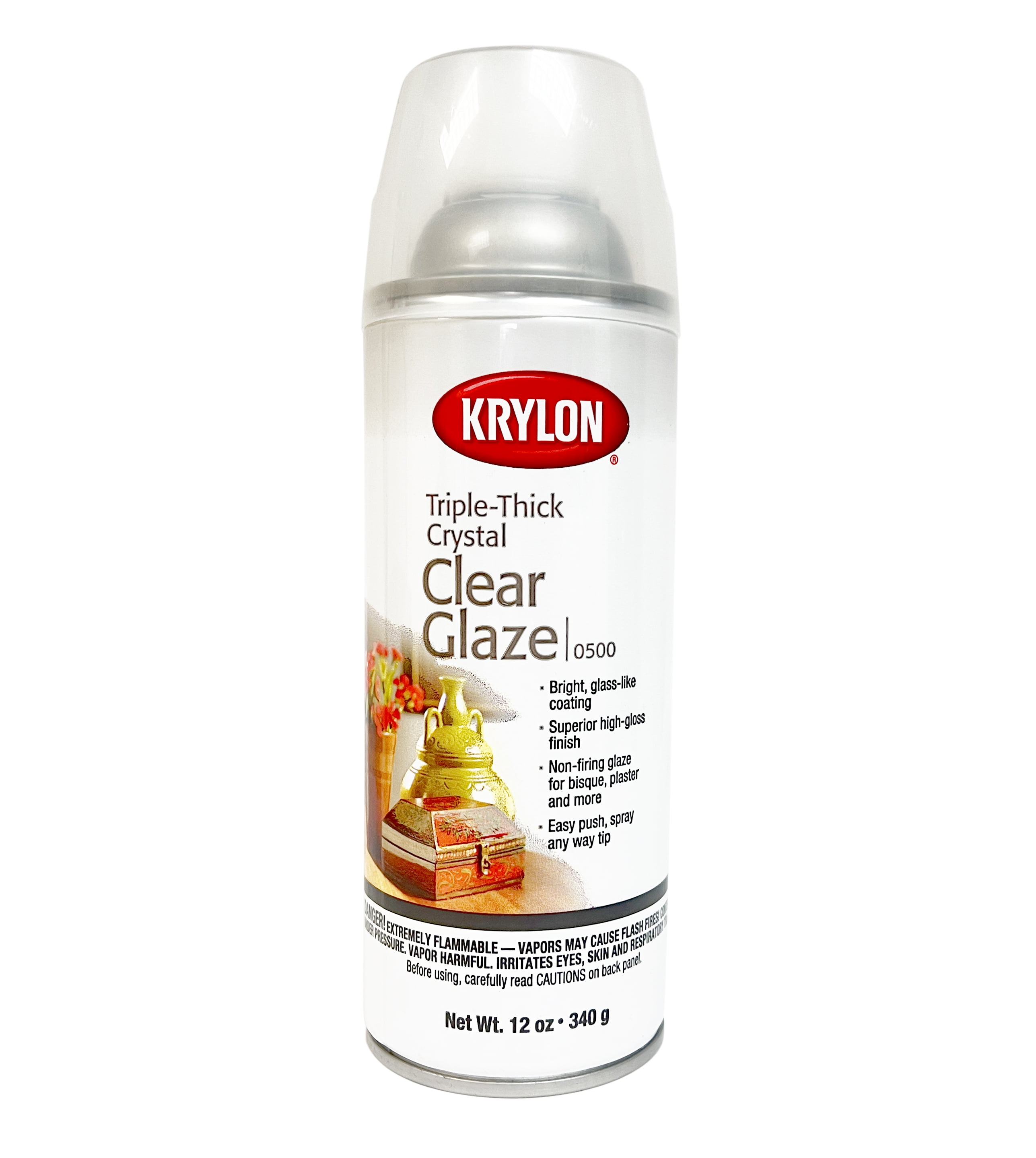 Krylon® Triple Thick Crystal Clear Glaze 11 oz. Aerosol Spray (Pkg