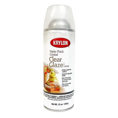 Krylon® Triple Thick Crystal Clear Glaze 11 oz. Aerosol Spray (Pkg/4)
