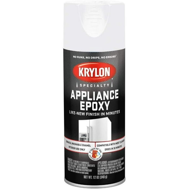 Krylon, White, Sherwin Williams K03201 Appliance Epoxy, 12 oz