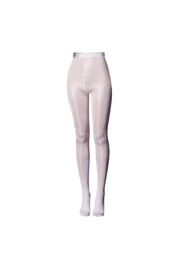 Pantyhose for Women, Plus Size Shiny Shimmery Tights, 70D Ultra Stretchable Solid Color Dance Footed Stockings