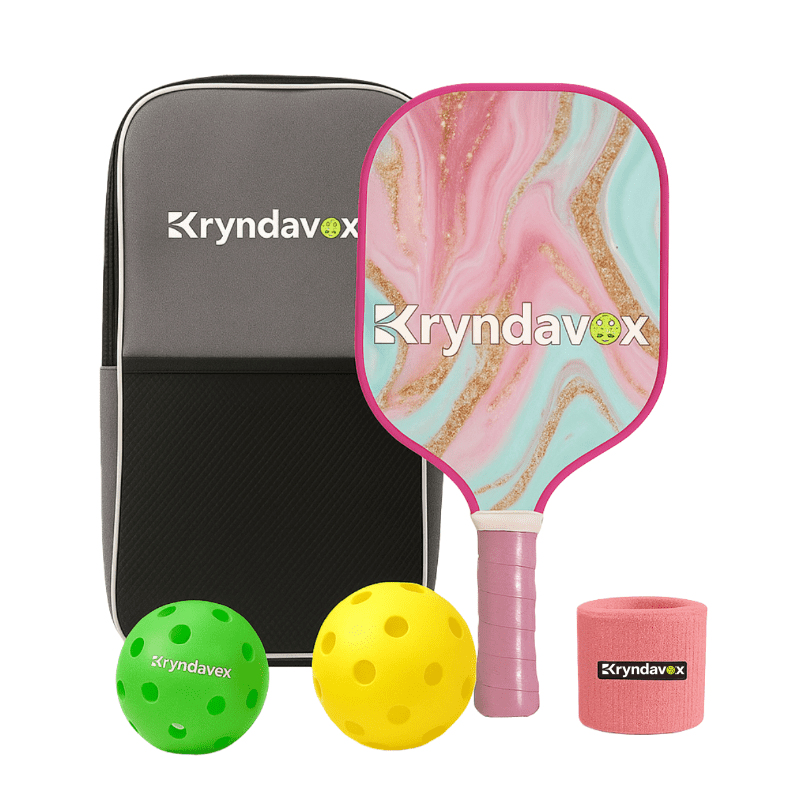 Pickleball Rocks Kryndavox Pickleball Paddle Set of 1,USAPA Approved Carbon Fiber ...