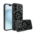 thumbnail image 1 of Kryonix For iPhone 16 Pro Max Case Magnetic, Leopard Print Matte Phone Case with MagSafe Compatible for 12-16 Series, Black/White/Red, 1 of 6