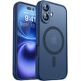 thumbnail image 1 of Kryonix Magnetic for iPhone 11 Case (Compatible with MagSafe) (Military Grade Drop Protection) Translucent Matte Shockproof Phone Cover,Purple/Blue/Pink/Black, 1 of 7