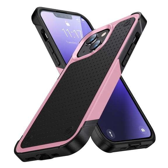 Kryonix For iPhone 14 Pro Case, Military Grade Drop Protection Ultra Impact Resistant Shockproof Rugged Protective Case Shockproof Protective Cover with Slim Design, Purple/Blue/Pink/Black