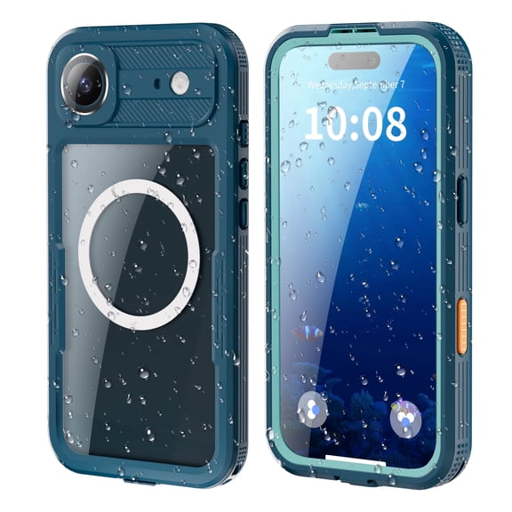 Kryonix for iPhone Air Case,Waterproof & Snow-Proof Built-in Screen & Camera Protector with Magnetic IP68 Underwater Full Body Military Dropproof Shockproof Phone Case