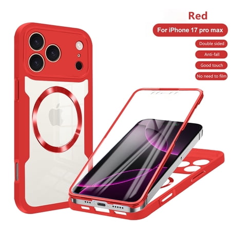Kryonix for iPhone 17 Pro Max Case 3 in 1 Heavy Duty Drop 360 Degree Protection Full Body Rugged Shockproof/Dust Proof 3-Layer Military Protective Tough Durable Cover