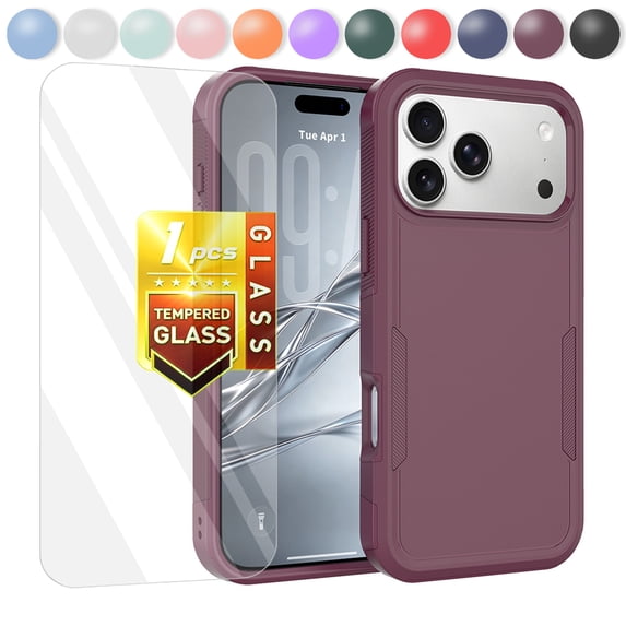 Multiple Layer Screen Protector Kryonix for iPhone 18 Pro Max 6.9'' Phone Case with Screen Protector ...