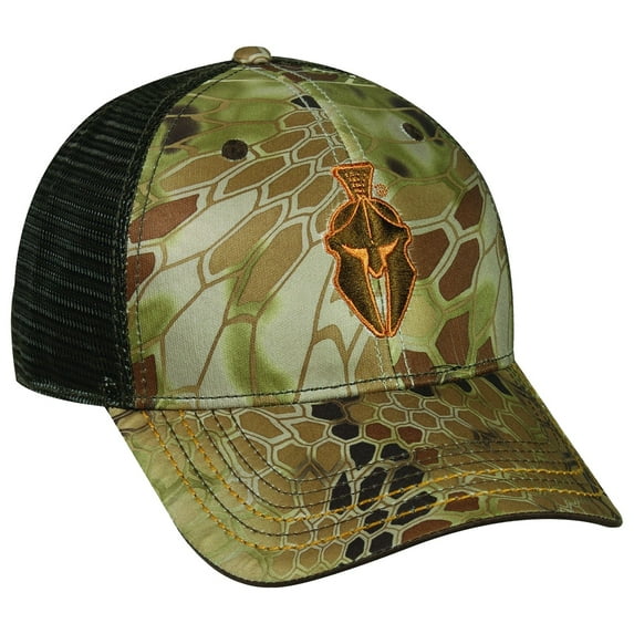 Kryptek Highlander Helmet Logo Mesh Back Camo Cap