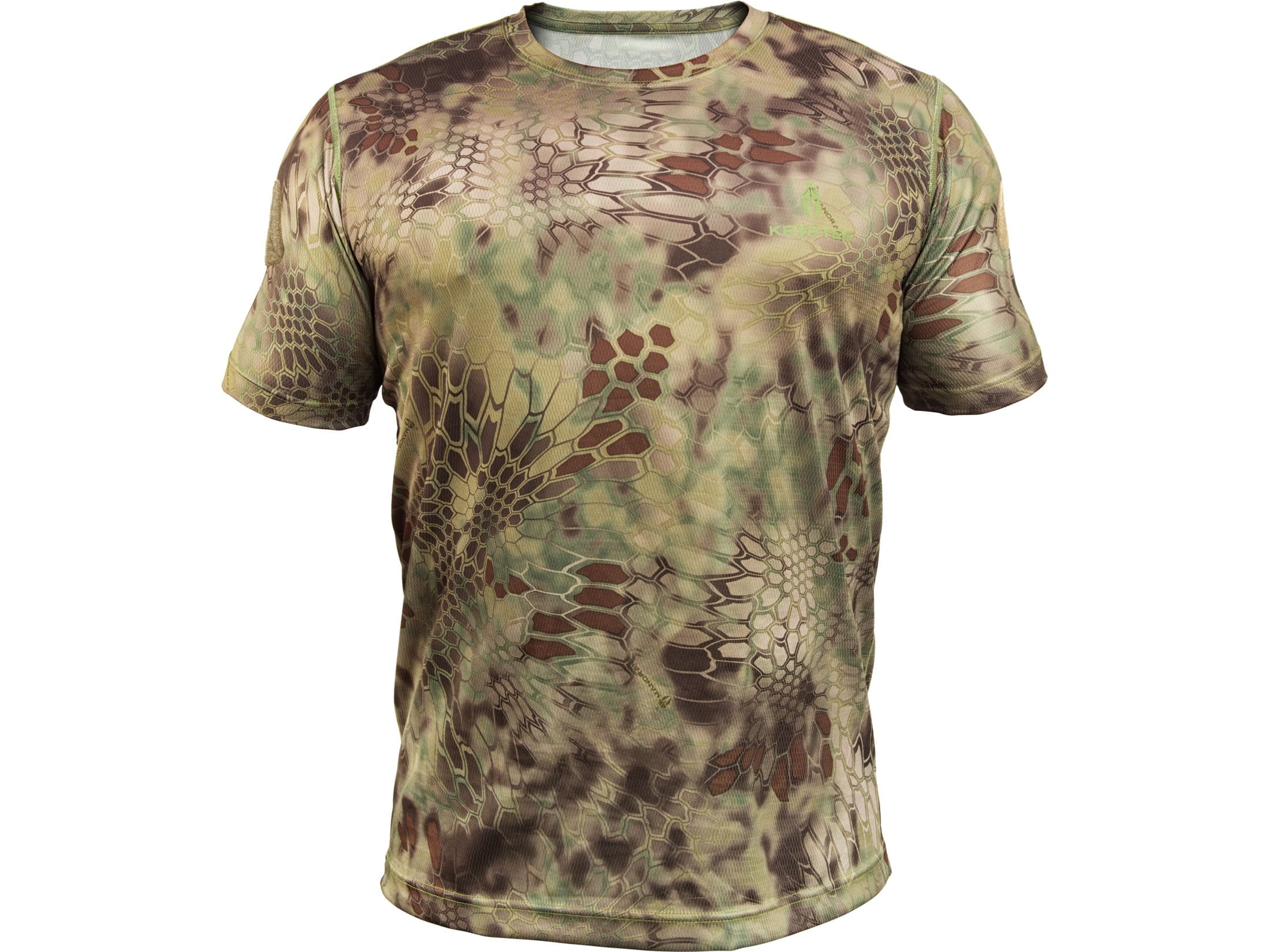 Kryptek Men's Aura Tee – Lightweight Hunting Shirt With Mesh Panels, 100% Polyester
