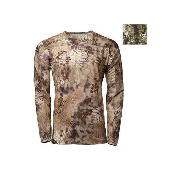 Kryptek Valhalla Long Sleeve Crew Shirt - Men's, Obskura Transitional, M
