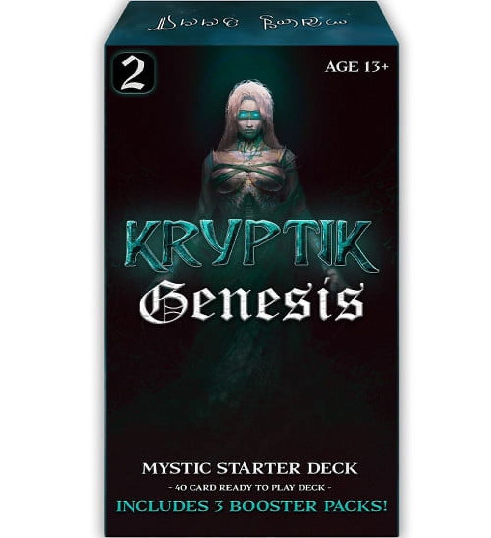 Kryptik Genesis (Wave 2) Genesis (Wave 2) Starter Deck Mystic (40 Cards & 3 Booster  Packs) - Walmart.com