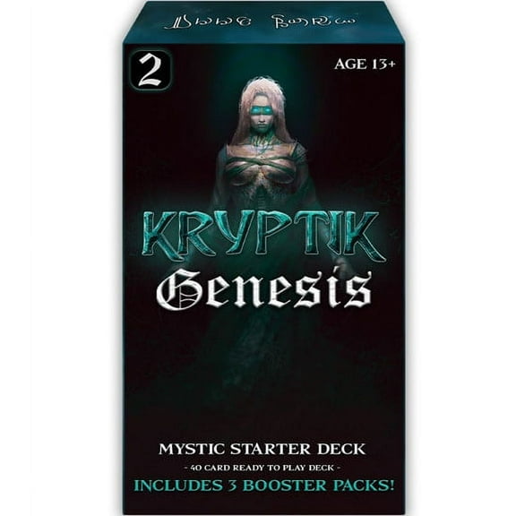 Kryptik Genesis (Wave 2) Genesis (Wave 2) Starter Deck Mystic (40 Cards & 3 Booster Packs)