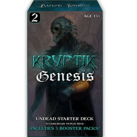 Kryptik Genesis (Wave 2) Genesis (Wave 2) Starter Deck Undead (40 Cards & 3 Booster Packs)