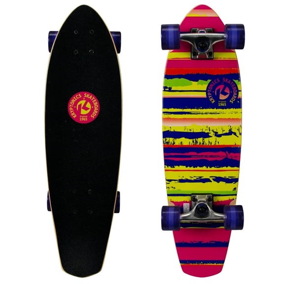 Kryptonics 28" Complete Cruiser Skateboard (28" x 8") - Blazing