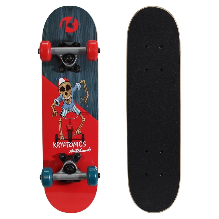 Kryptonics Locker Board Complete Cruiser Skateboard 22x5.75 Maple