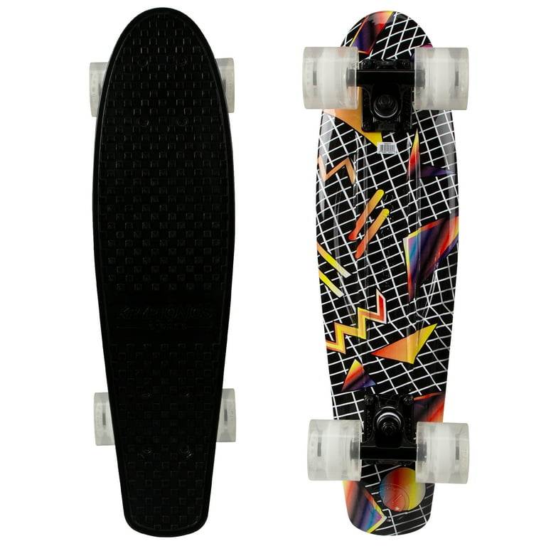 KRYPTONICS クリプトニクス クルーザー スケートボード  ORIGINAL TORPEDO 22.5 MINI CRUISER 22.5インチ BLACK PINEAPPE NO4 Kryptonics Torpedo Skateboard 22.5 x 6 Poly Deck Urethane Wheels