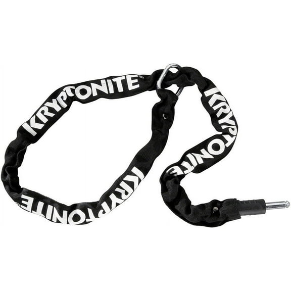 Kryptonite 512 Plug-In Chain Lock 5.5mm 120cm Length Black Ring Lock
