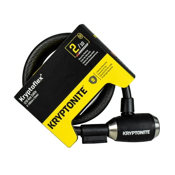 Kryptonite 6' KryptoFlex 1218 Key Cable 004967 Six Foot Cable Length