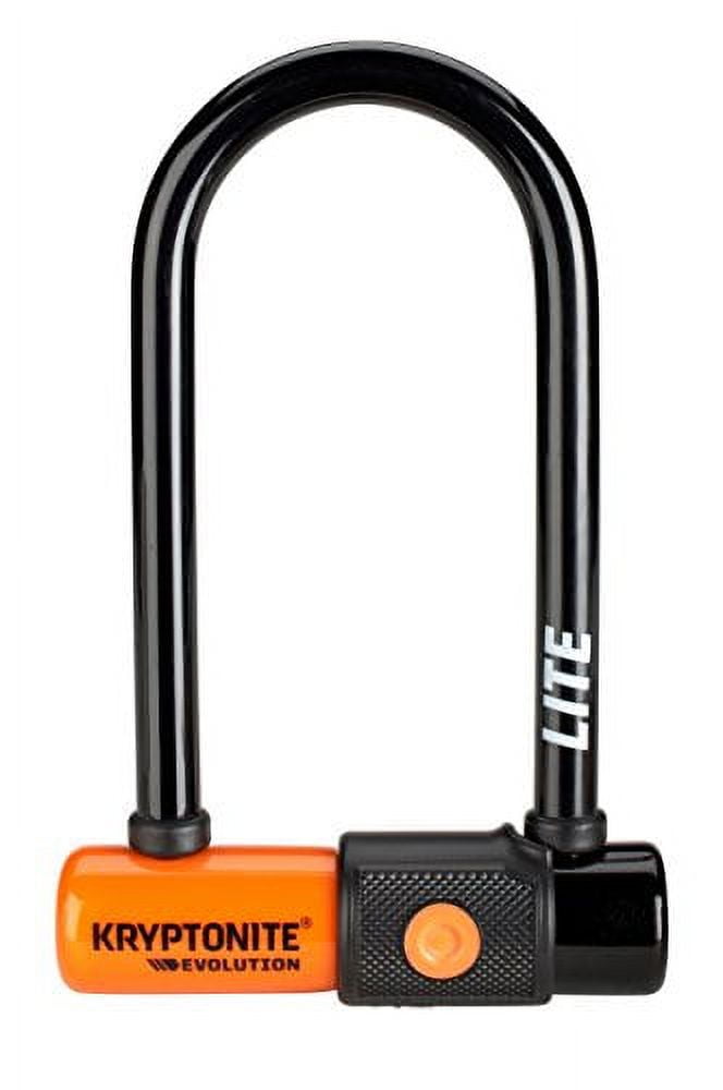 Kryptonite Evolution Series U-Lock - 2.75 x 5.9 Keyed Black Bicycle Lock
