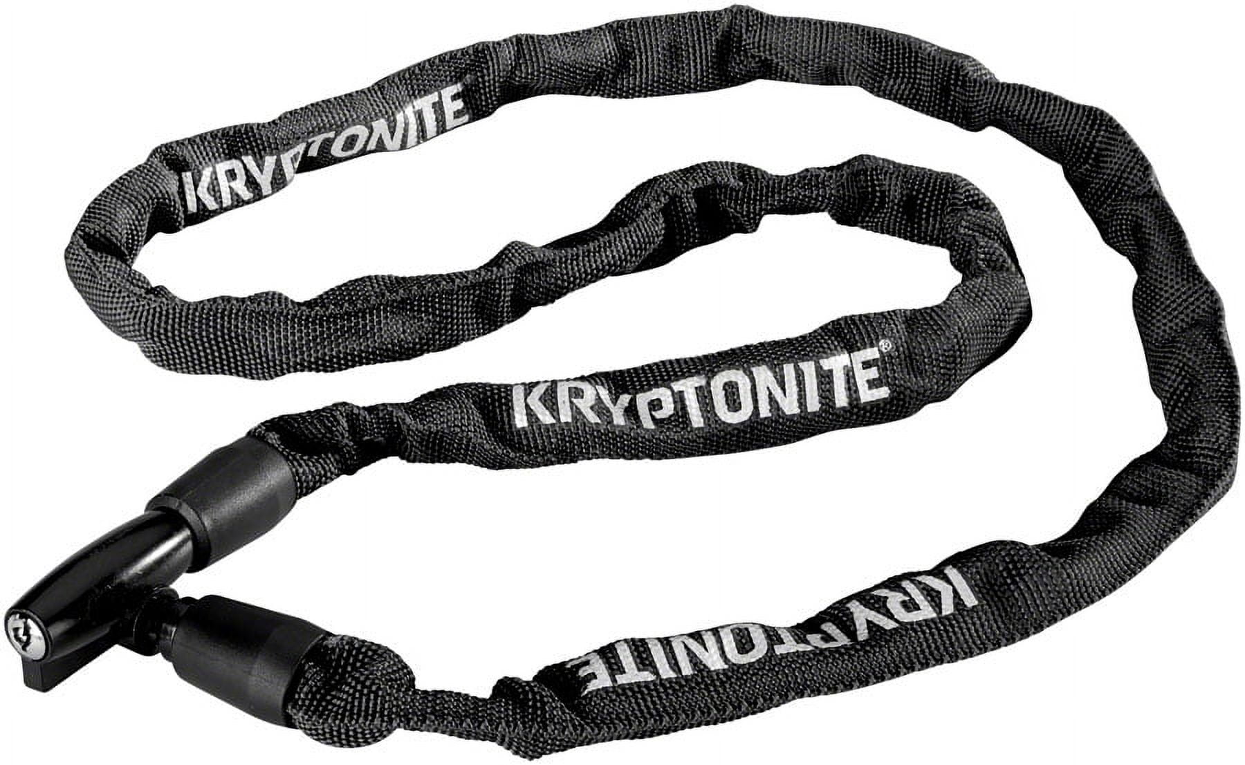 Kryptonite Keeper 411 Chain Lock w/ Key (Black) (4 x 110cm) - Dan's Comp