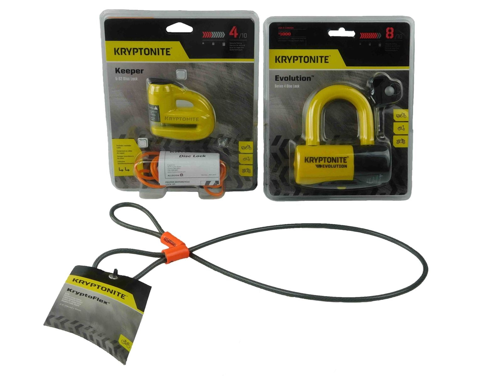 Kryptonite New York Fahgettaboudit – Blocco Disco + Catena NY 1415 5 Piedi Antifurto Alta Sicurezza