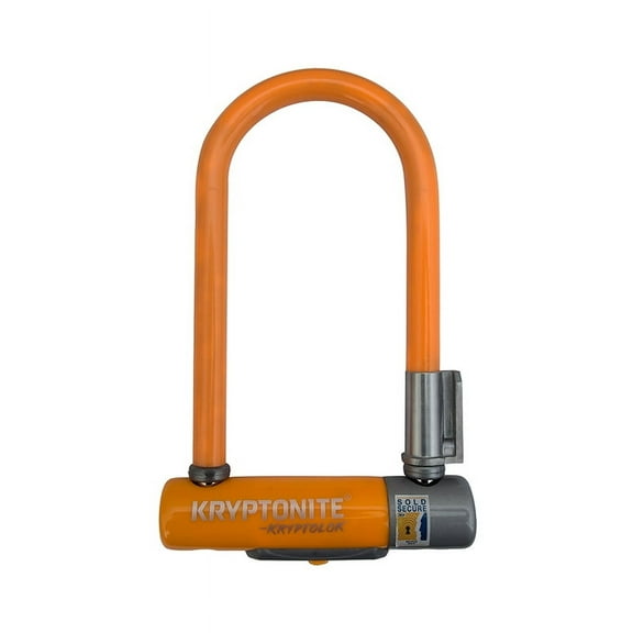 Kryptonite Krypto Series 2 Mini-7 U-Lock 3.25 x 7" Orange