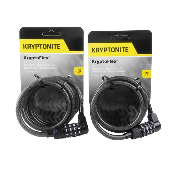 Kryptonite KryptoFlex 815 5 ft Combo Cable 2-pack