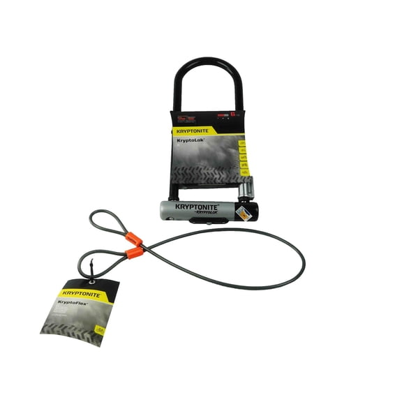 Kryptonite KryptoLok Series 2 w/ FlexFrame-U bracket and 525 2.5ft Looped cable