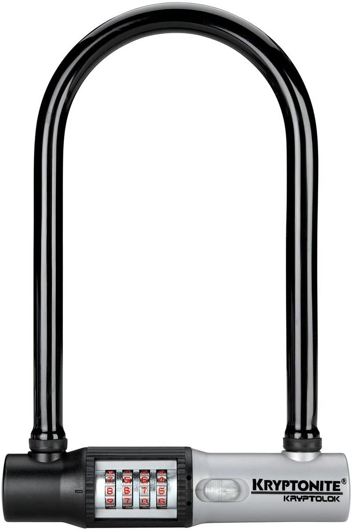Kryptonite KryptoLok ULock 4 x 8", Combination, Black, Includes