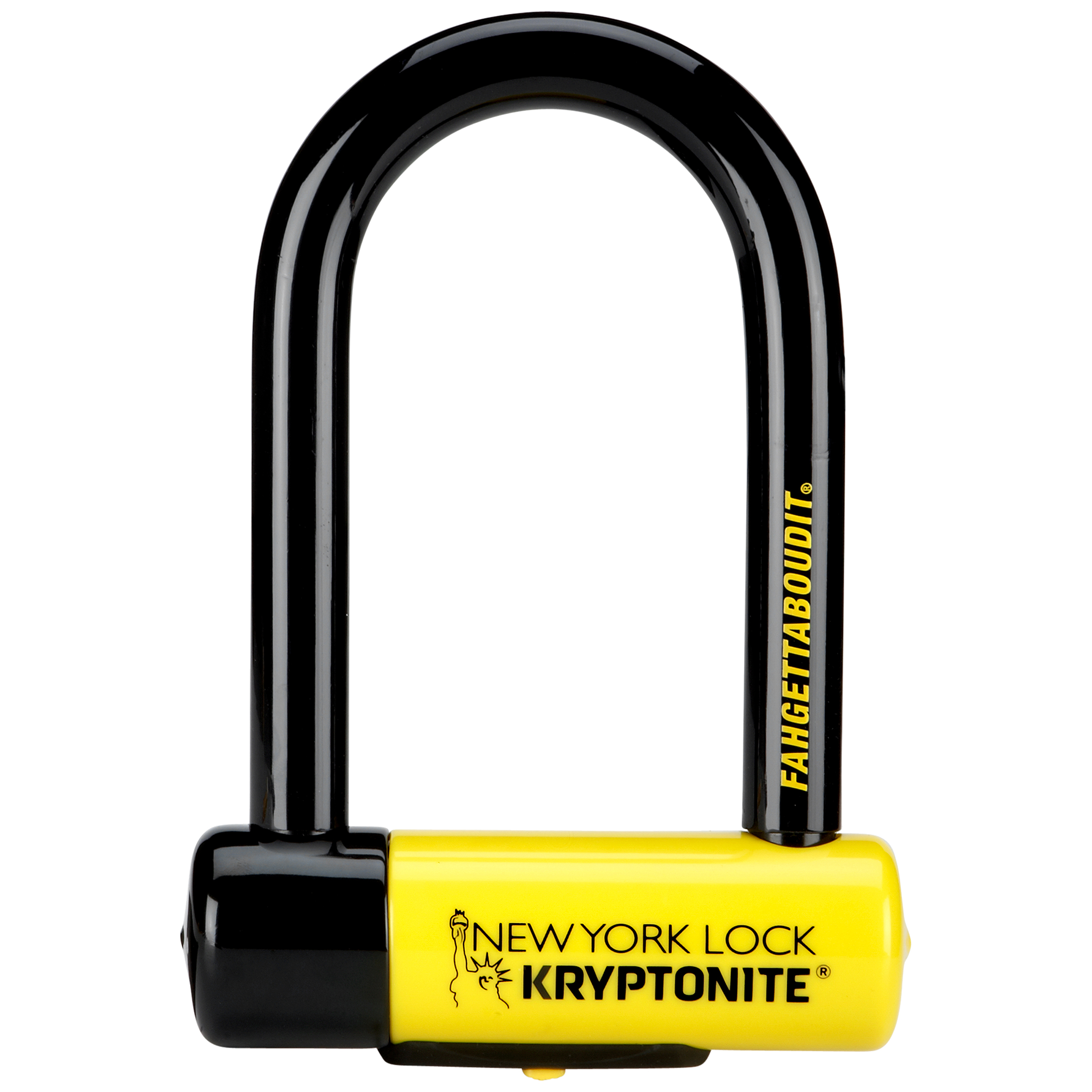 Kryptonite New-U New York Fahgettaboudit Mini U-Lock Bicycle Lock - image 1 of 8