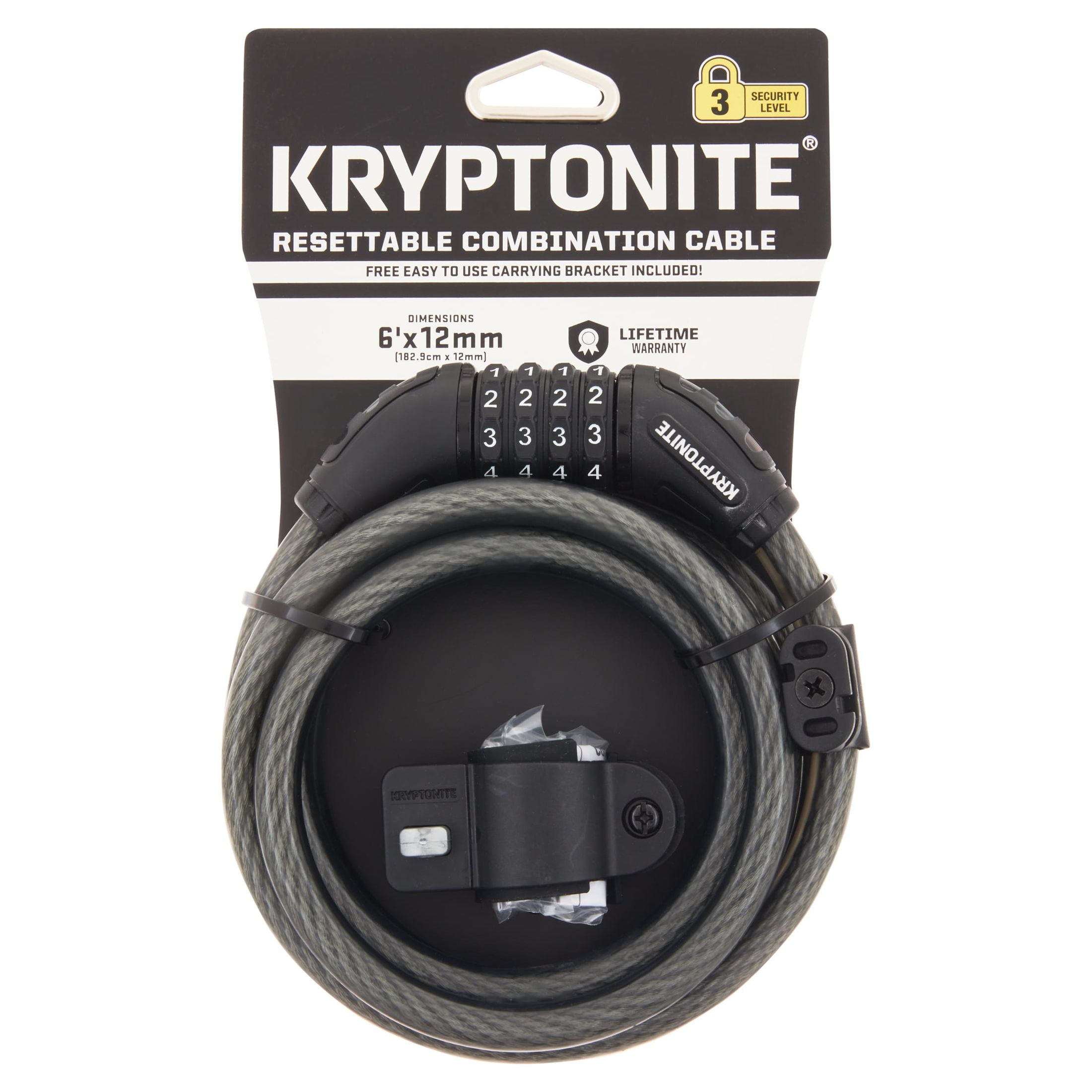 Buy Resettable 12mm Combo Cable Bicycle Lock at Ubuy Tunisia
