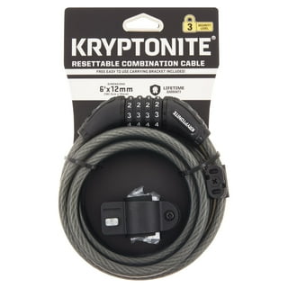 Master Lock 8417D Python Keyed Cable Lock, 6 ft. (1.8 m.) Long x 3/16 in.  (5 mm.) Diameter, Black