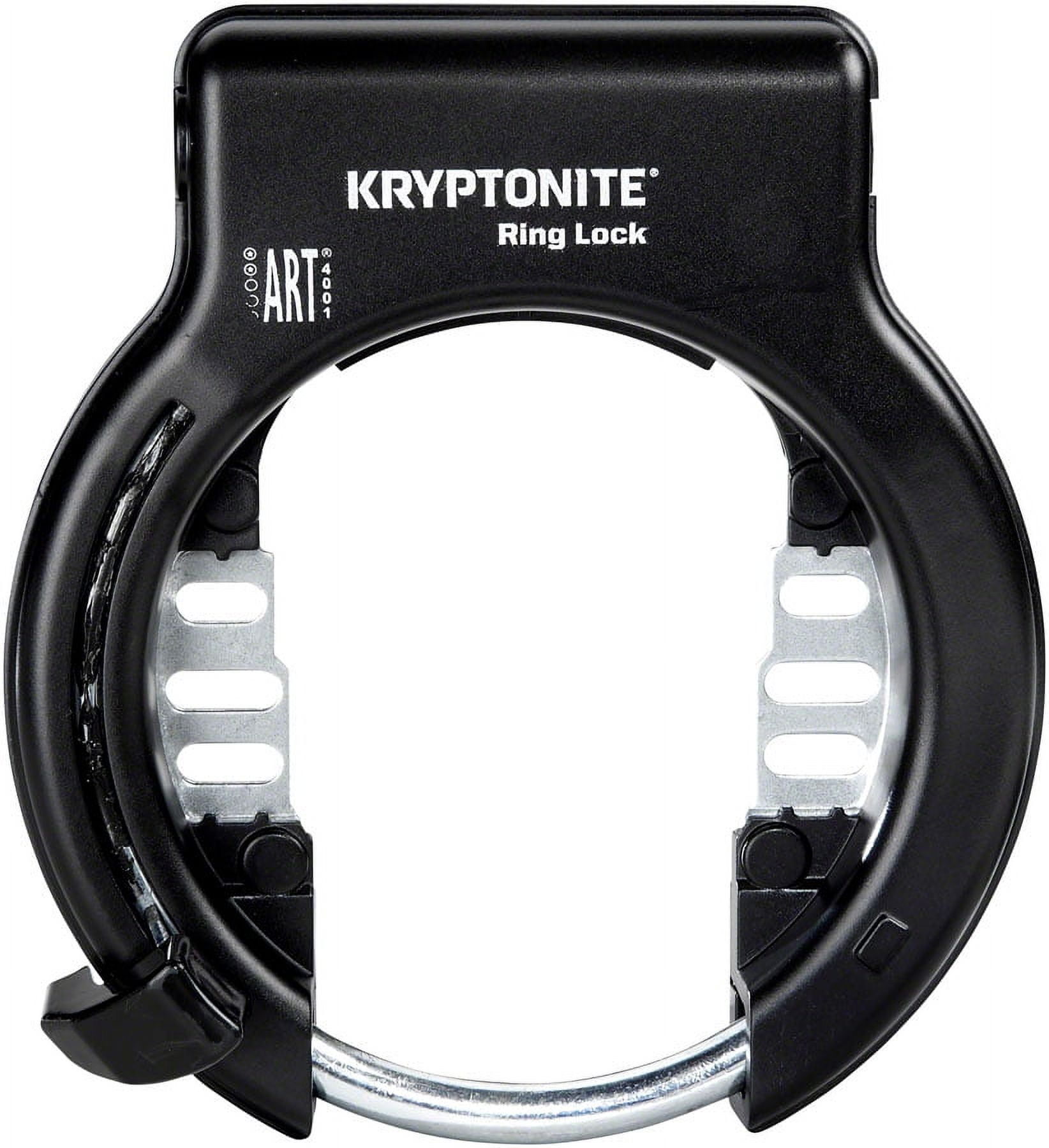 Kryptonite Ring Wheel Lock Black Includes Flexible Mount Non-Key ...