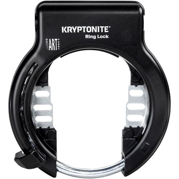 Kryptonite Ring Wheel Lock Black Includes Flexible Mount Non-Key Retaining