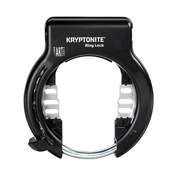 Kryptonite Ring Wheel Lock Black Includes Flexible Mount Non-Key Retaining