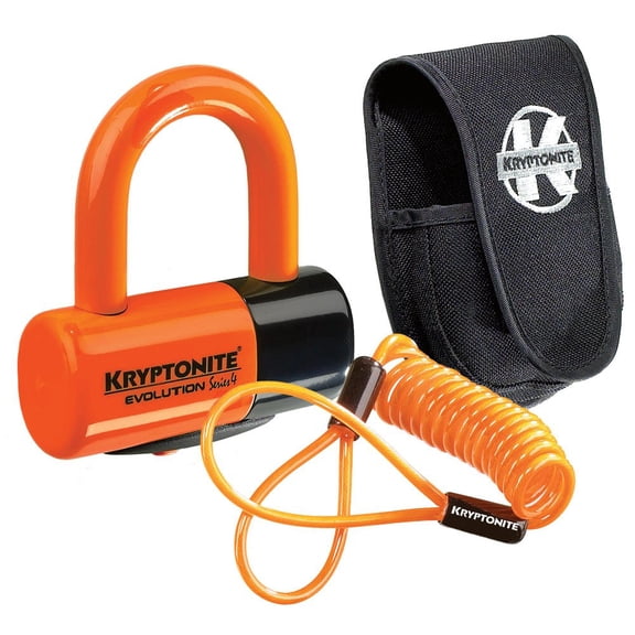 Kryptonite Series 4 Bicycle Disc Lock Premium Pack Bike Lock