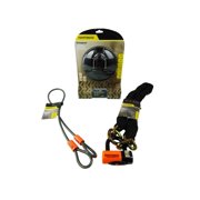 Kryptonite Stronghold and 410 4' Looped cable NY Noose 1213 4.25' w/Disc Lock
