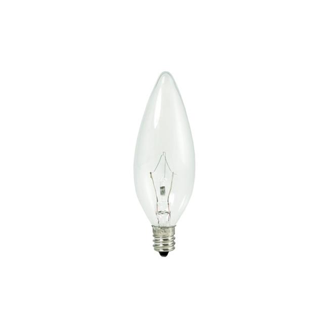 Krystal Touch Pack of (20) 25 Watt Dimmable Clear B10 Torpedo Krypton