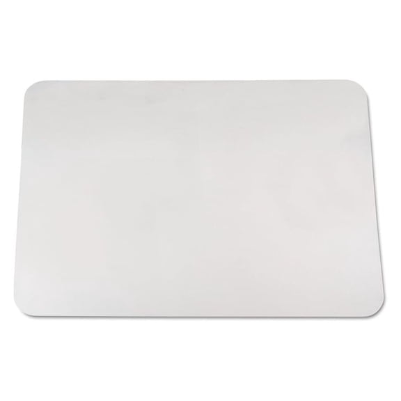 KrystalView Desk Pad - Antimicrobial Clear Vinyl, 36x20 - Smooth Writing Surface, Document Protector, Non-Slip Base, Mouse Pad - Home & Office Desk Accessories