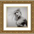 thumbnail image 1 of Krystynek MQEP, Martin 20x20 Gold Ornate Wood Framed with Double Matting Museum Art Print Titled - Sensusal Beauty [Michaela P], 1 of 4