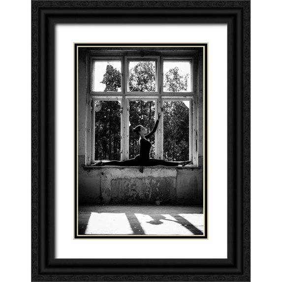Krystynek Mqep, Martin 13x18 Black Ornate Wood Framed with Double Matting Museum Art Print Titled - Dance