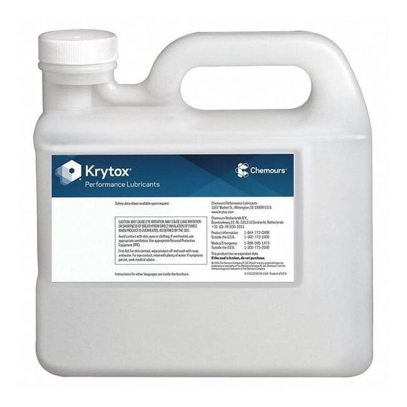Krytox 5kg, Pail, Synthetic, Clear 1514