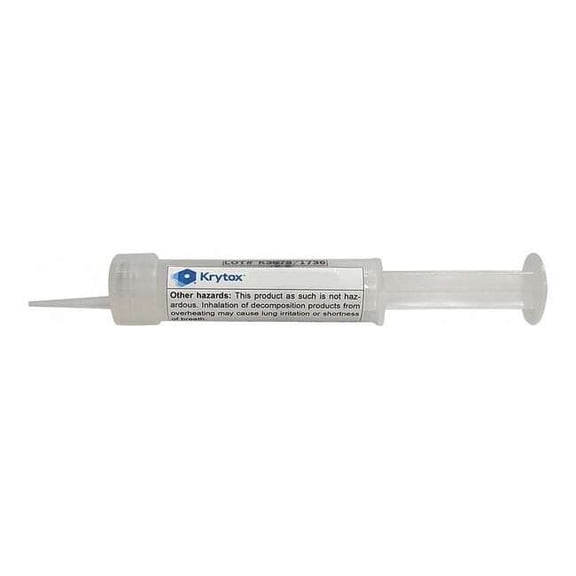 Krytox 14 oz., Syringe, Synthetic, Clear 1514