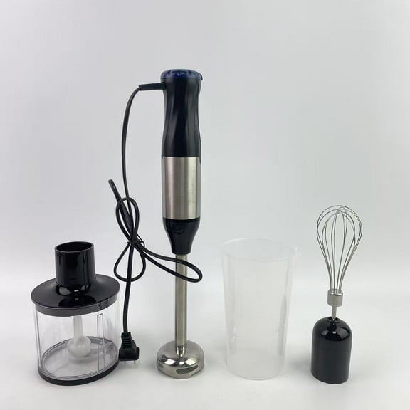 Kryzel Electric food blenders for household purposes,Hand Blender Electric With Egg Whisk & Chopper, Powerful 300 Watt Immersion Hand Blender Set